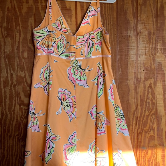 Becky & Max Bright Butterfly Spaghetti Strap Dress - Picture 2 of 11
